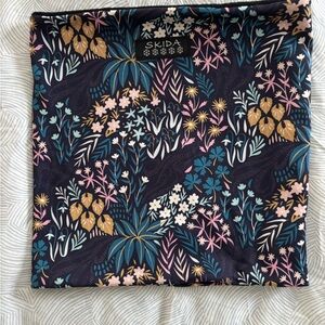 Skida Purple Floral Women's Fleece Neckwarmer